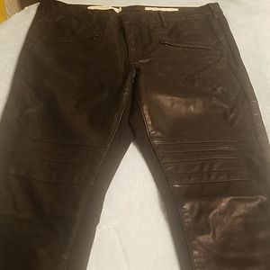 Anthropology black faux Pant